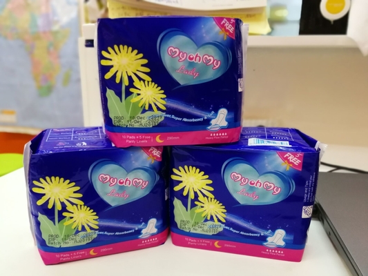 Scented υγειονομικά φτερά πετσετών