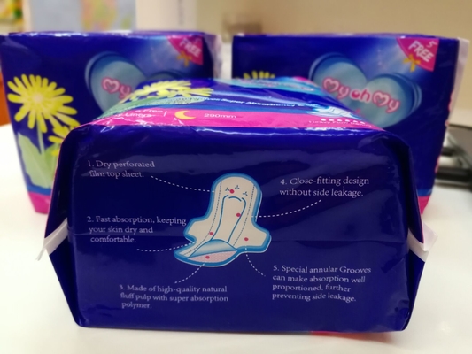 Scented υγειονομικά φτερά πετσετών