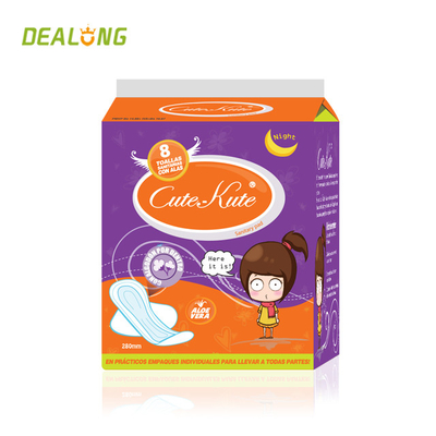 FDA γυναικείων Anion Sanitary Napkin Perfume οργανικό βαμβάκι πανών