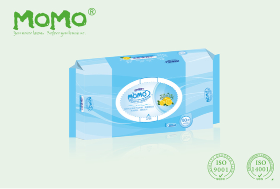Το μωρό Unscented υγρό σκουπίζει το οινόπνευμα Moisturizer ινών μπαμπού ελεύθερο
