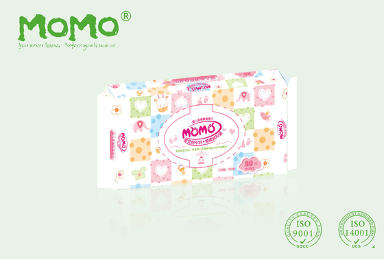 Το μωρό Unscented υγρό σκουπίζει το οινόπνευμα Moisturizer ινών μπαμπού ελεύθερο