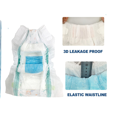 Μαγική πάνα Clothlike Backsheet μωρών ταινιών μίας χρήσης με τη μεγάλη ελαστική ζώνη
