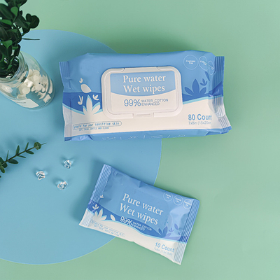 Το Scented μαλακό μωρό υγρό σκουπίζει το μη ενοχλώντας αδύνατο όξινο καθαρισμό χωρίς οινόπνευμα