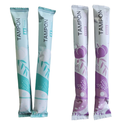 Tampon βαμβακιού υγιεινής ετικετών cOem ιδιωτική θηλυκή οργανική περίοδος
